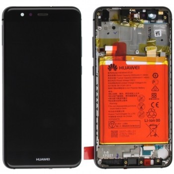 Huawei P10 Lite (WAS-L21) Capac frontal al modulului de afișare + LCD + digitizer + baterie neagră 02351FSG 02351FSE