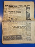 ziarul sportul popular 30 iulie 1966 - jiul petrila a promovat in divizia A,