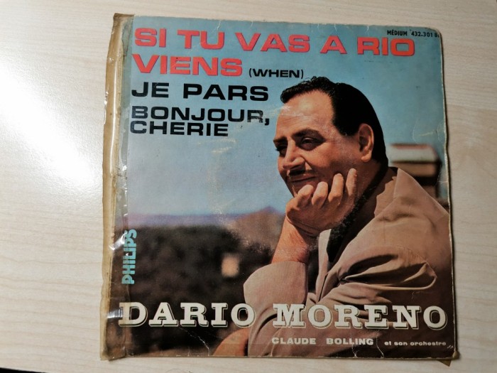 Dario Moreno &ndash; Si Tu Vas A Rio / Viens (When) / Je Pars / Bonjour, Ch&eacute;rie
