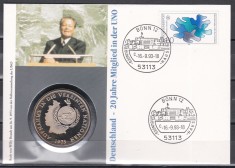 Germania 1993 - Germania de 20 de ani membră a ONU, FDC NUMIS