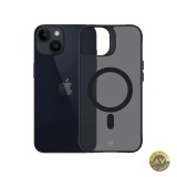 Husa MagSafe pentru Apple iPhone 14 / 13 3MK Smoke MagCase Neagra