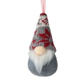Ornament Brad Crăciun, Gnome, Gri, &Icirc;nălțime 11cm, Poliester, Oem