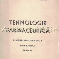 Tehnologie Farmaceutica IV - Eliza Gafitanu, Iuliana Popovici - Anul V, Sem I