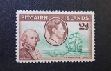 Insulele Pitcairn 1940 Prima Serie Uzuală Căpitanul William Bligh &amp; Corabia Bounty 2d (Regele George al VI-lea) SG 3 Neștampilat - A85