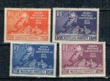 New Hebrides (Fr.) 1949 - UPU, serie nestampilata cu sarniere