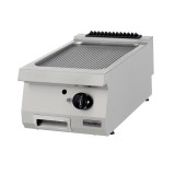 Gratar Profesional Gaz, Striat, Banc, 40x70cm, Inox, Ozti, 7kW, +100/+300&deg;C