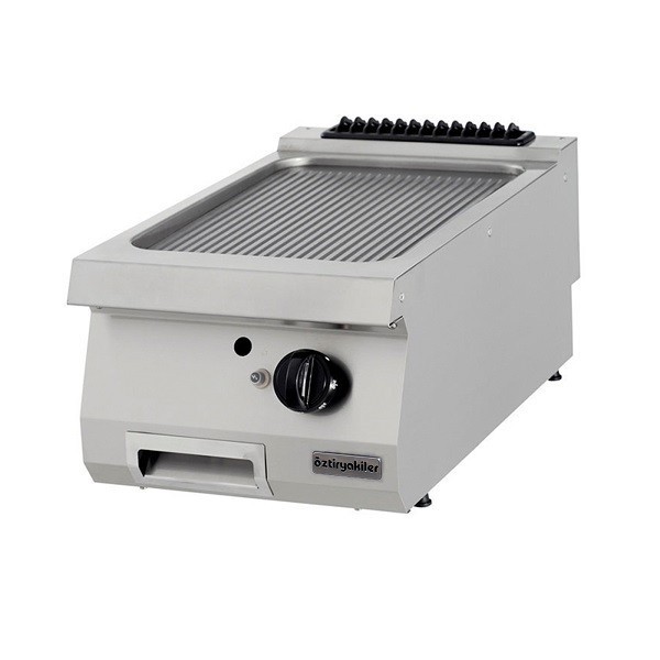 Gratar-Grill profesional de banc-striat-GAZ-40x70cm