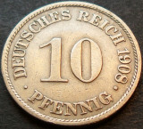Cumpara ieftin Moneda istorica 10 PFENNIG - GERMANIA, anul 1908 A * cod 3199 - BERLIN, Europa