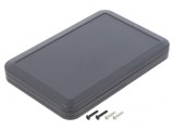 Carcasă universală gri &icirc;nchis 96x145x27mm ABS