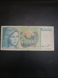 Bancnota 50.000 Dinari Jugoslavia - 1988