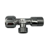 Cumpara ieftin Robinet Coltar Apa Alama Cromata Roval Obertainer Clasic Inox Inchidere Bila Fluture 1/2
