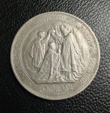 Moneda Argint Austro-Ungaria 5 Korona 1907 Jubiliară - Monede Ungaria Argint