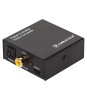Convertor semnal audio Coaxial/Toslink DIGITAL la ANALOG 2x RCA +3.5, Cabletech