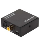 Convertor semnal audio Coaxial/Toslink DIGITAL la ANALOG 2x RCA +3.5