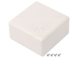 Carcasă Universală ABS Albă 71x71x37mm