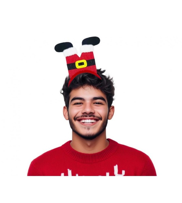 Bentita Craciun model Picioare Mos Craciun Universal