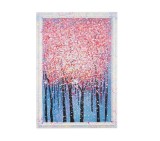 Cumpara ieftin Tablou decorativ cu rama abstract pictat manual canvas Spotty 118x5x168h