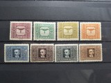 AUSTRIA 1922 SERIE POSTA AERIANĂ MH