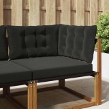 vidaXL Perna pentru canapea de exterior 3 pcs Negru Poliester 900921