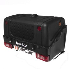 Cutie portbagaj pe carligul de remorcare Towbox culoare negru