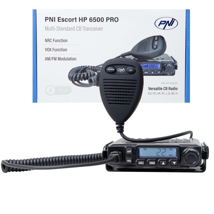 Aproape nou: Statie radio CB PNI Escort HP 6500 PRO, multi-standard, VOX, NRC, 4W,