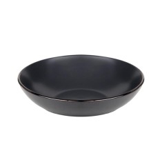 Set 6 farfurii adanci Calypso Heinner, 20 cm, ceramica, Gri foto