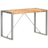 Cumpara ieftin Masa de bucatarie, 120x60x75 cm, lemn masiv de mango nefinisat