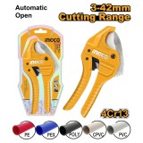 Cleste taietor 193 mm teava pvc ppr cu deschidere automata - Ingco HPCS05428
