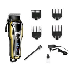 Aparat de tuns profesional E020, 5W, lame inox, ecran LED foto