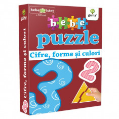 Cifre, forme si culori. Bebe Puzzle