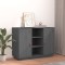 vidaXL Servantă, gri, 100x40x75 cm, lemn masiv de pin