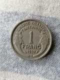 MONEDA- 1 FRANC 1957 B - FRANTA, Europa