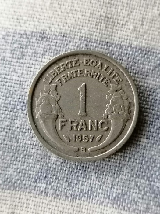 MONEDA- 1 FRANC 1957 B - FRANTA