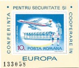 Colita Conferinta pentru Securitate si Coop. in Europa, 1977 - dantelata, NEOBL., Aviatie, Nestampilat