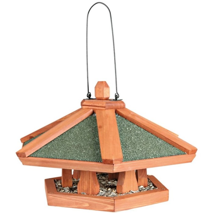 Căsuță pentru păsări suspendată, lemn de pin, 42x24cm