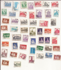 Lot N2 - 100 Timbre Romania , Stampilate foto