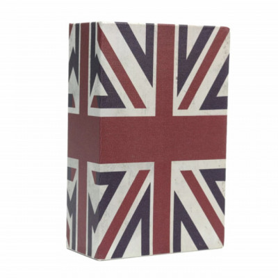 Seif secret tip carte Pufo cu cheie pentru blocare, model British, 24 x 15 cm foto