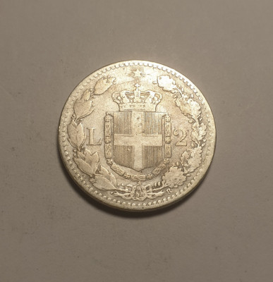 Italia 2 Lire 1881 foto