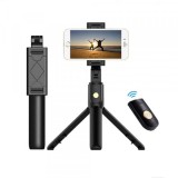 Selfie Stick Bluetooth Techsuit K07, Universal, Negru