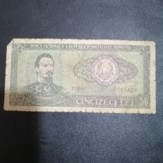 Bancnota CINCI ZECI LEI - 50 Lei - 1966
