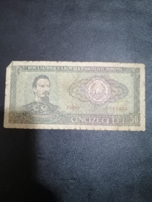 Bancnota CINCI ZECI LEI - 50 Lei - 1966 foto