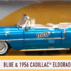 Masina metalica si figurina - M&M's - Cadillac Eldorado si Blue | Jada Toys