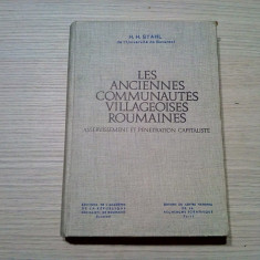 LES ANCIENNES COMMUNAUTES VILLAGEOISES ROUMAINES - H.H. Stahl (autograf) - 1969