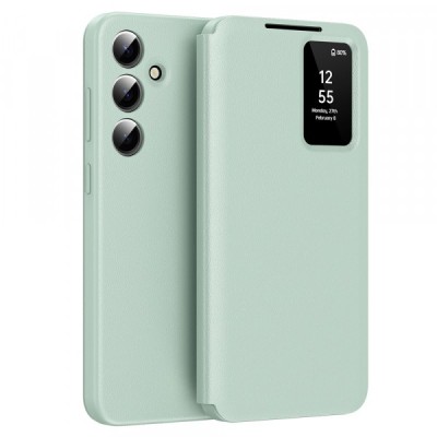 Husa pentru Samsung Galaxy A56 A566, Techsuit, SmartView, Verde foto