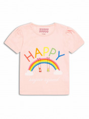 Tricou roz pal Happy 2-8 ani foto