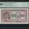 q554 BANCNOTA 10 LEI 1952 serie rosie NECIRCULATA UNC GRADATA PMG 65 EPQ