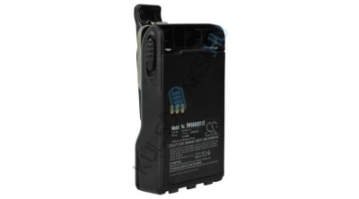 Baterie radio VHBW de &amp;icirc;nlocuire pentru Motorola JMNN4023BR, JMNN4023, JMNN4024 - 2600 mAh 7,2 V Li-Ion + clemă pentru curea foto