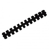 Regleta 30A - 12 pe sir, Negru