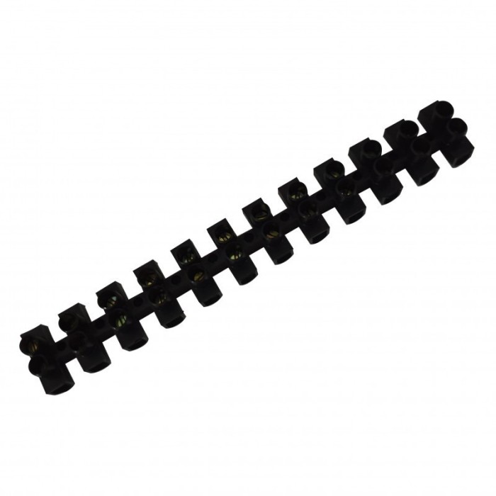 Regleta 30A - 12 pe sir, Negru