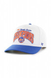 47 brand șapcă din amestec de l&acirc;nă MLB New York Mets culoarea alb, cu imprimeu, BCWS-ARCHH16CTP-WH86